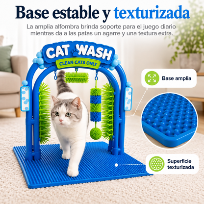 Estación autolavado para gatos